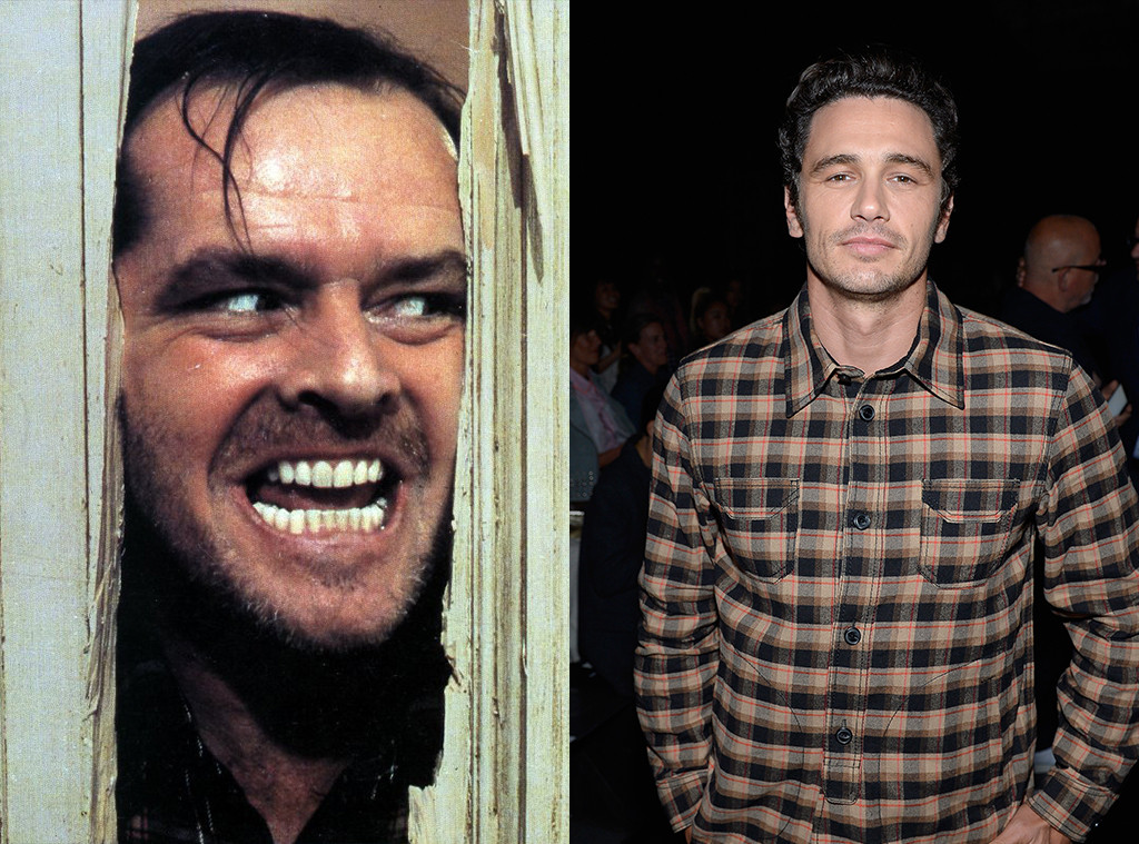 Jack Nicholson, The Shining, James Franco Jack Nicholson, The Shining, James Franco